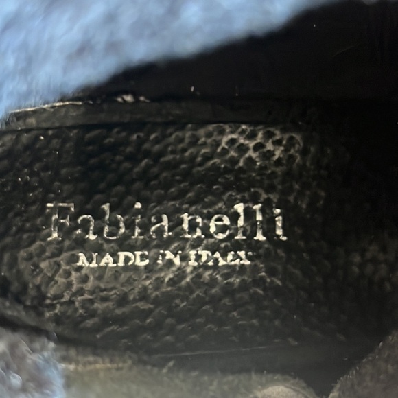 FABIANELLI Itallian-made‎ Black Leather combat style Boots Size Euro 39 (8 US) - Picture 10 of 11